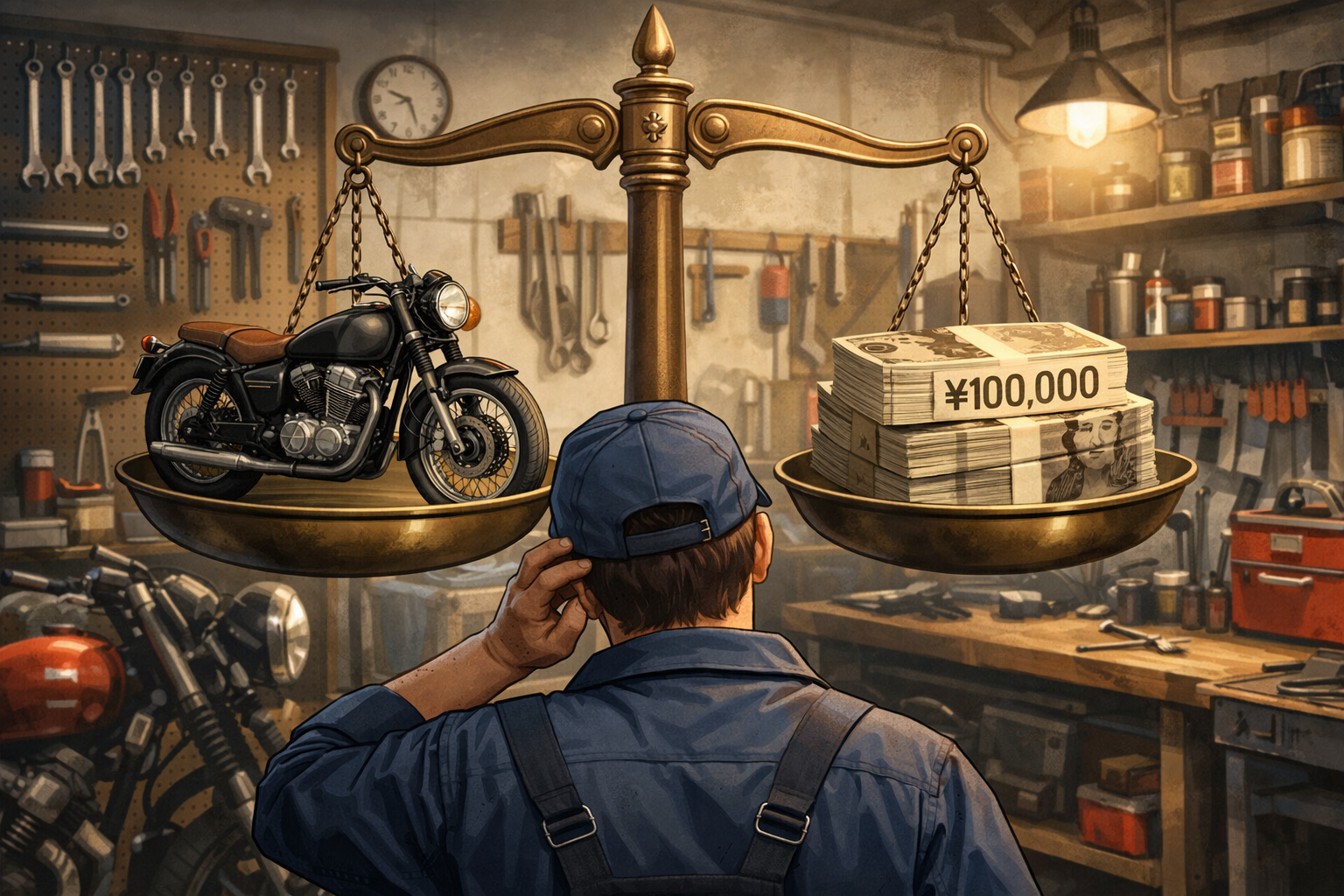 バイク 修理 10万円 エンジン不調 直すべきか売るべきか 判断基準